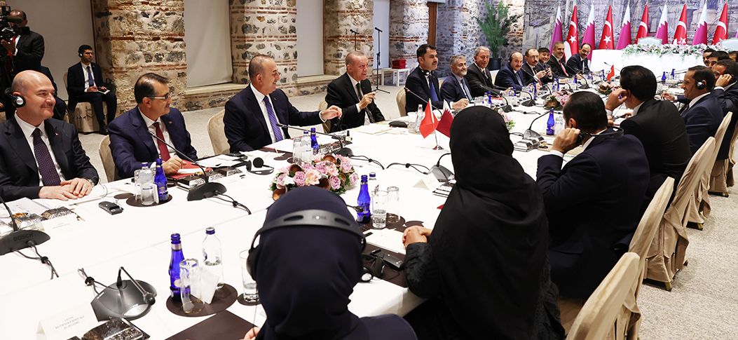 Cumhurbaşkanı Erdoğan, Katar Emiri Şeyh Temim ile Türkiye-Katar Yüksek Stratejik Komite 8. Toplantısı'na başkanlık etti